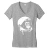 astronaut monkey Women's V-Neck T-Shirt