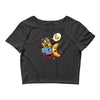 zombie minion halloween Crop Top