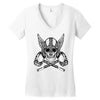 vikings head Women's V-Neck T-Shirt
