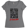 my favorite player Women's Triblend Scoop T-shirt