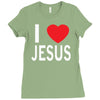 i love jesus Ladies Fitted T-Shirt