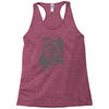 wolf princess warrior Racerback Tank