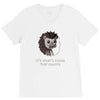 it's what's inside that counts V-Neck Tee