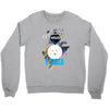 who loves poodle Crewneck Sweatshirt
