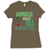 weed plant funny tee shirt 420 cannabis pot marijuana stoner gag addic Ladies Fitted T-Shirt