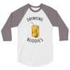 Drinking Buddies Juice 3/4 Sleeve Shirt