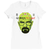 no brain no gain Ladies Fitted T-Shirt
