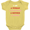 i Am A Woman A Daughter A Mother A Sister Baby Bodysuit