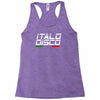 retro italo disco Racerback Tank