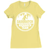 sasquatch research team Ladies Fitted T-Shirt