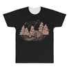 Camping Red All Over Men's T-shirt