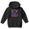 my cat and i stay in tonight Youth Hoodie