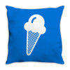 ice cream cone funny Throw Pillow