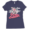 boo (2) Ladies Fitted T-Shirt
