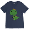 Cute Dinosaur V-Neck Tee