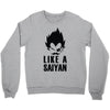 like a saiyan Crewneck Sweatshirt