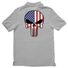 skull u.s.a. back Polo Shirt