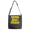 grown adult person Adjustable Strap Totes