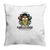 planet music Throw Pillow