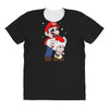 mario licking toad All Over Women's T-shirt