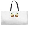 christmas pudding Weekender Totes