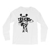 nerd giraffe Long Sleeve Shirts