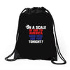 on a scale of one to america how free are you tonight Drawstring Bags