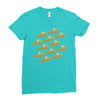 ugly pumpkin pie Ladies Fitted T-Shirt