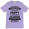 Super Cool Poppy Of A Freaking Awesome Grandson T-Shirt