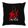 avicii true Throw Pillow