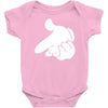 mouse hands ym Baby Onesie