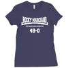 rocky marciano the brooklyn blockbuster 49 0 logo Ladies Fitted T-Shirt