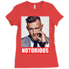 conor mcgregor notorious Ladies Fitted T-Shirt