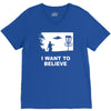 i want to believe V-Neck Tee