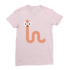 cacing bae senyum Ladies Fitted T-Shirt