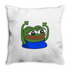 HYPERS PepeHype Throw Pillow