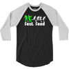 zombie fast food  funny 3/4 Sleeve Shirt