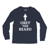 obey the beard funny Long Sleeve Shirts