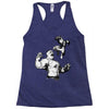 wolverine vs hulk Racerback Tank
