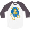 sad hedgehog 3/4 Sleeve Shirt