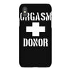 orgasm donor funny iPhoneX Case