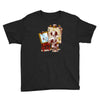 triple beagle portrait Youth Tee