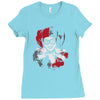 harlequin1 Ladies Fitted T-Shirt