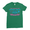 I Love Someone with Thyroid Cancer to The Moon and Back to Infinity Ladies Fitted T-Shirt