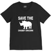 chubby unicorn V-Neck Tee