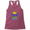 beach life Racerback Tank