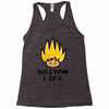 saiyan life Racerback Tank