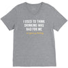 i gave up thinking V-Neck Tee