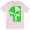 mad engine marvel brand punisher scar glow in the dark T-Shirt