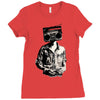 stereo head Ladies Fitted T-Shirt